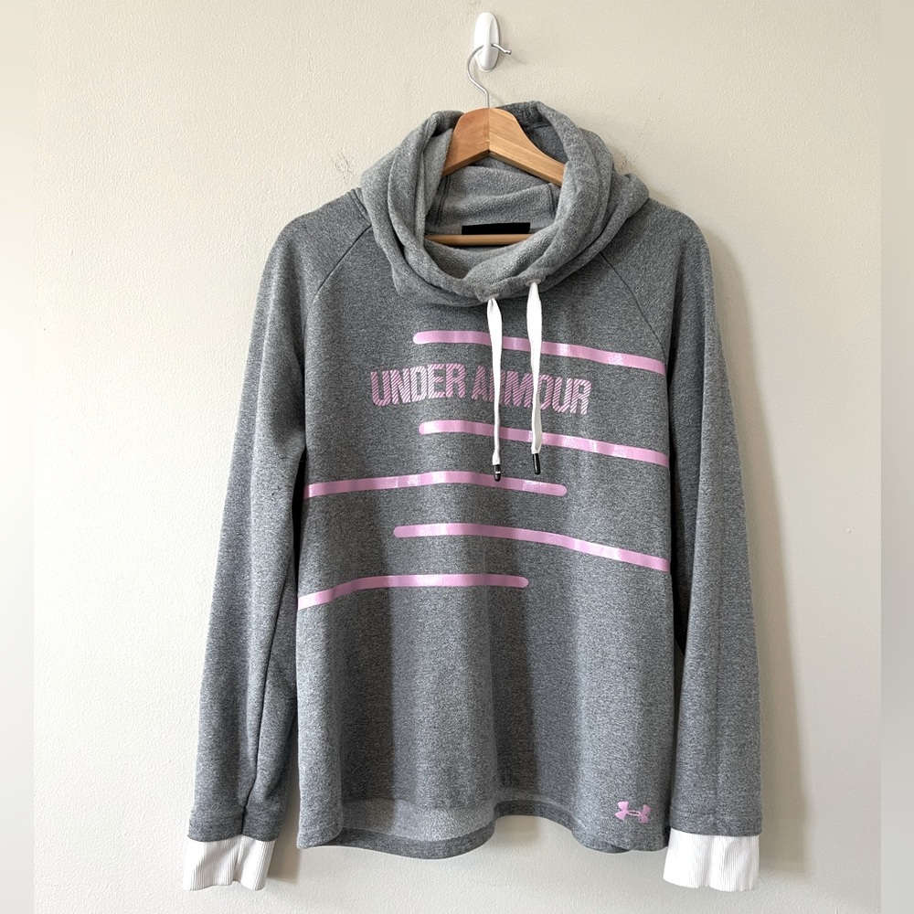 Women’s Under Armour hoodie with cowl neck in size XL